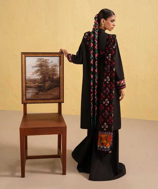 Embroidered Lawn Suit with Printed Voil Dupatta