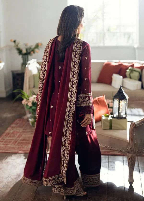 3Pc Lawn Embroidered with Bamber Embroidered Dupatta