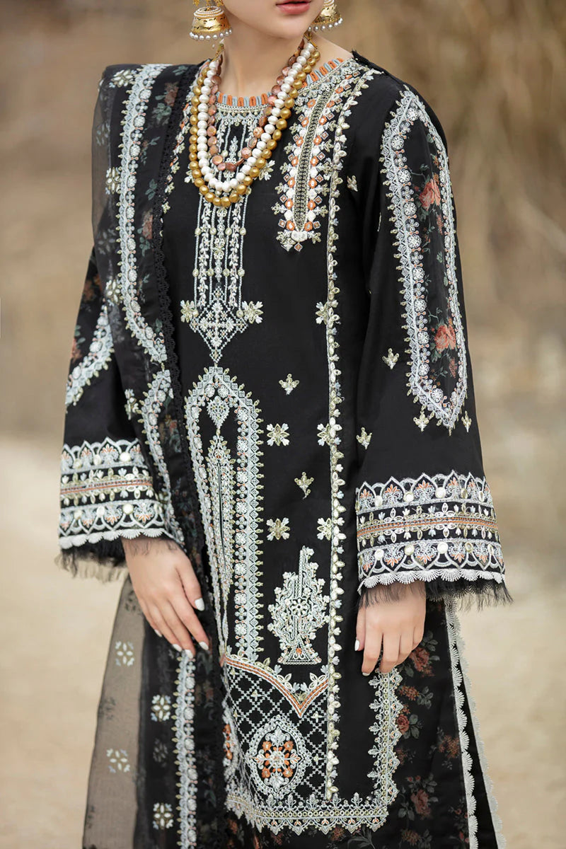 EIRA Marahil Luxury lawn 3pc Embroidered Suit
