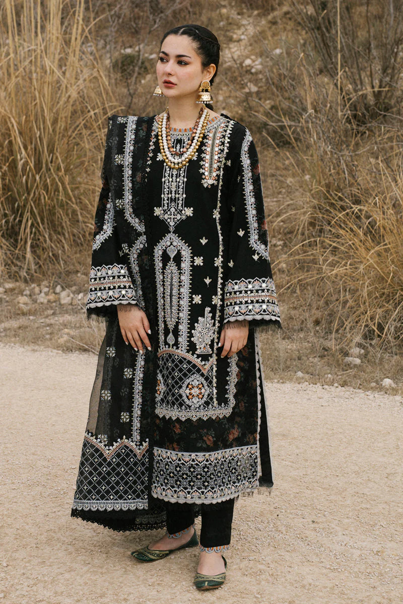 EIRA Marahil Luxury lawn 3pc Embroidered Suit