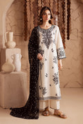 Embroidered Lawn Suit with Printed Voil Dupatta